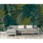 Zöld levelek között fotótapéta 250x175cm