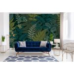 Zöld levelek között fotótapéta 400x280cm