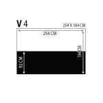 Légies levélmintás fotótapéta 254x184cm