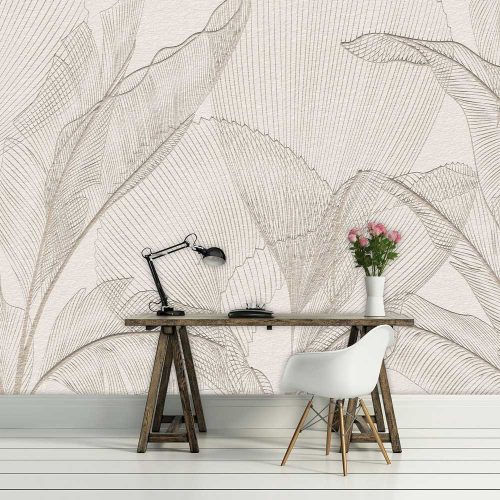 Légies levélmintás fotótapéta 416x290cm