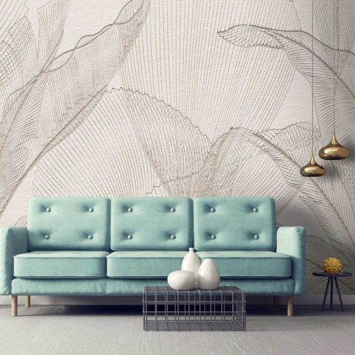 Légies levélmintás fotótapéta 350x250cm