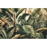 Trópusi zöld banánlevél mintás fotótapéta 368x280cm