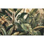Trópusi zöld banánlevél mintás fotótapéta 520x318cm