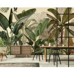 Banánliget mintás fotótapéta 208x146cm