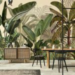 Banánliget mintás fotótapéta 416x254cm