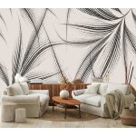 Légies pálmalevél mintás fotótapéta 460x300cm