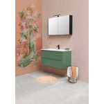 Női portré mintás fotótapéta virágcsokorral