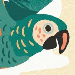 Baby szafari mintás fotótapéta