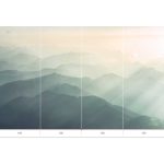 Misztikus hegyvonulat mintás fotótapéta