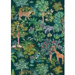 Színes dzsungel és állatmintás vlies fotótapéta