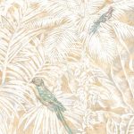 Arany dzsungel és leopárd mintás fotótapéta