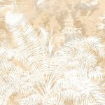 Arany dzsungel és leopárd mintás fotótapéta