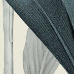 Pasztell színű modern trópusi levélmintás vlies fotótapéta