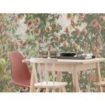 Festett vintage rózsabokor mintás fotótapéta