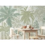 Pasztell pálmaerdő mintás fotótapéta