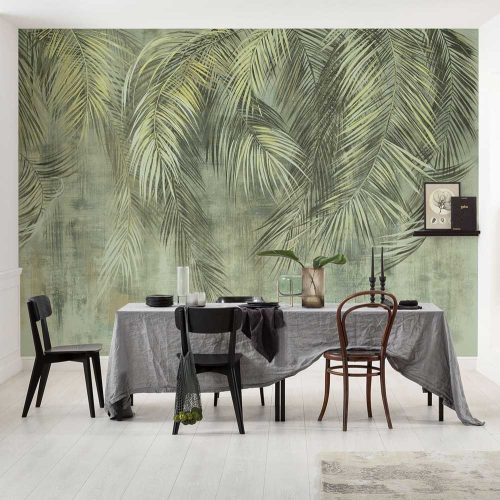 Zöld pálmaleveles fotótapéta