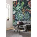 Óriás színes trópusi levelek mintás fotótapéta