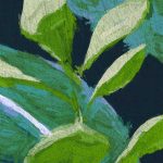 Óriás színes trópusi levelek mintás fotótapéta