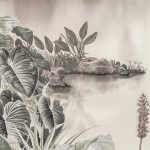 Trópusi vízpart mintás fotótapéta