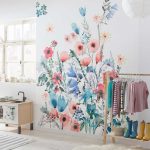 Akvarell virágok fotótapéta