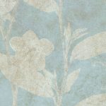 Pasztell mentazöld levélnyomat mintás fotótapéta 