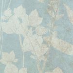 Pasztell mentazöld levélnyomat mintás fotótapéta 