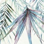 Pasztell pálmalevél mintás fotótapéta