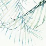 Pasztell pálmalevél mintás fotótapéta