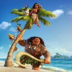 Moana and Maui fotótapéta